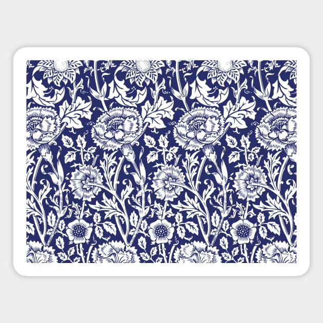 William Morris Floral Pattern Magnet by Eclectic At Heart